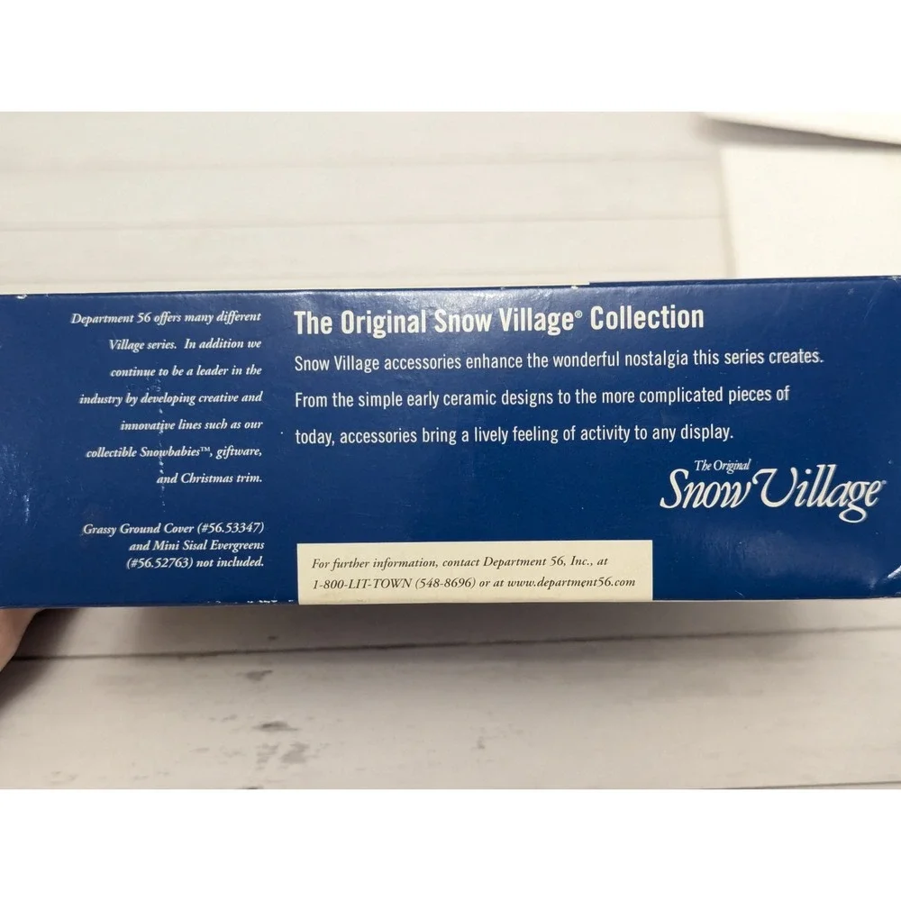 DEPT 56 Snow Village Car Wash Fundraiser Set of 2 w/Box #56.55177 Retired '02-04
